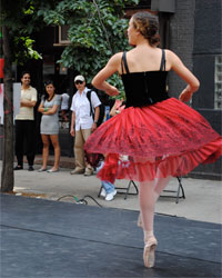 Dancer at NYC Festival of Young Artists